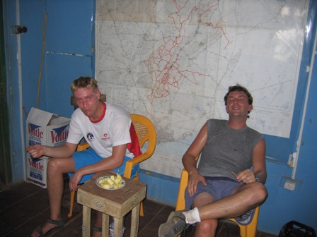 De ananas van het huis was meer dan welkom!