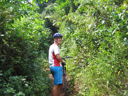Vlak voordat we weer omhoog gingen