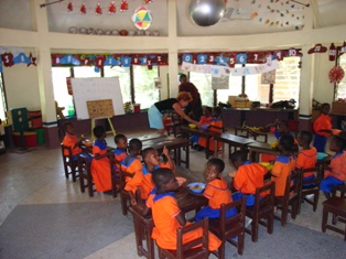 Erald's moeder is meegeweest en voelde zich volledig in haar element